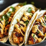 Garlic Butter Honey BBQ Chicken Tacos: Sweet, Savory & Irresistible!