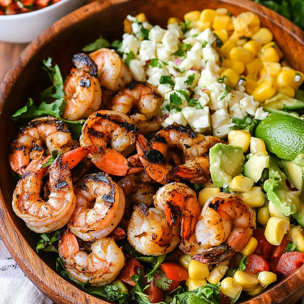 Grilled Mexican Shrimp Salad