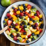 Honey Lime Rainbow Fruit Salad