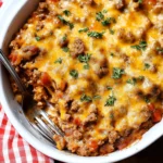 Keto Cheeseburger Casserole