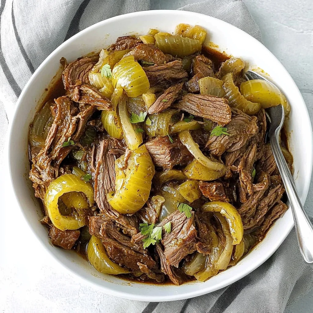 Low Carb Slow Cooker Italian Beef