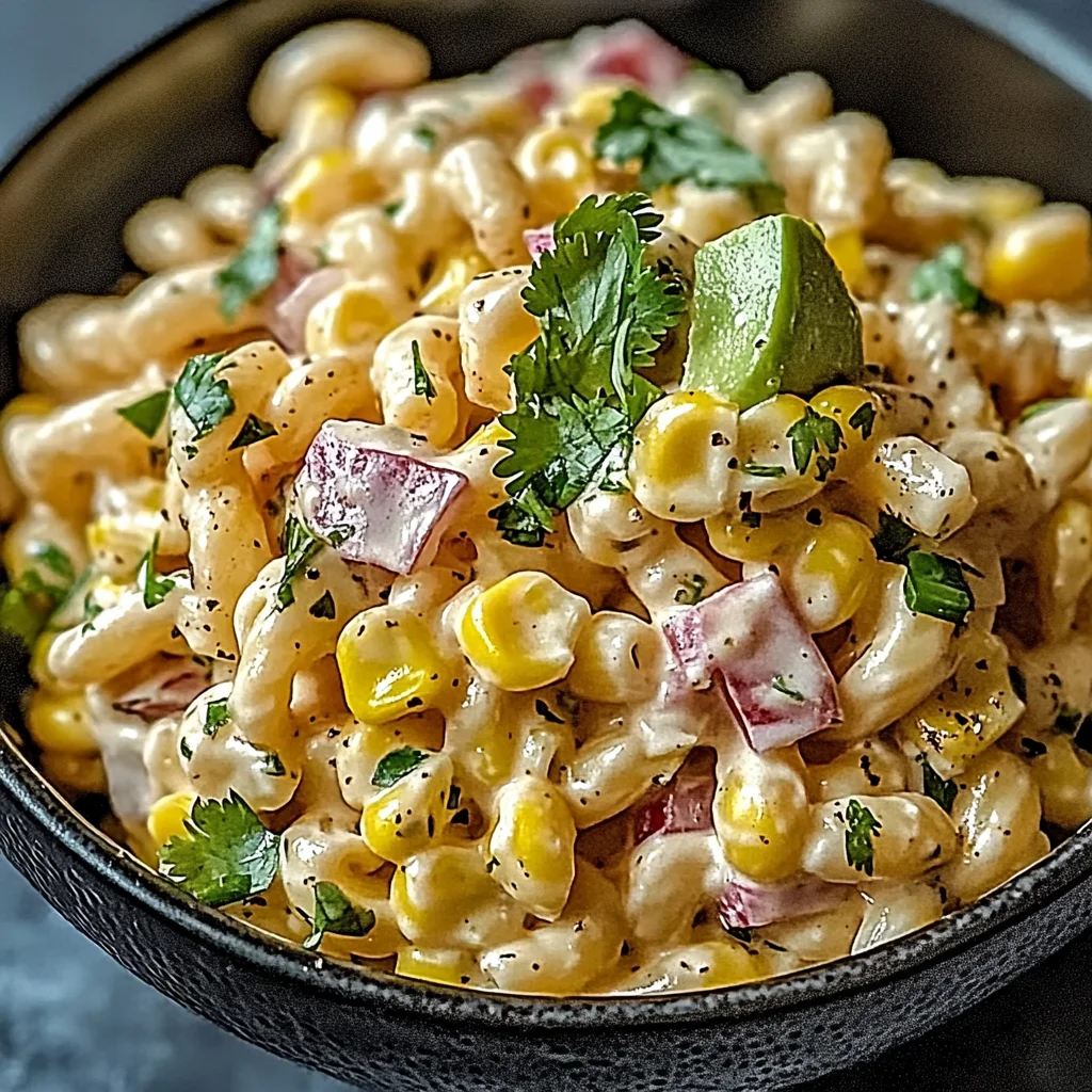 Mexican Street Corn Pasta Salad is a must-try dish!