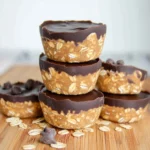 No Bake Peanut Butter Oat Cups