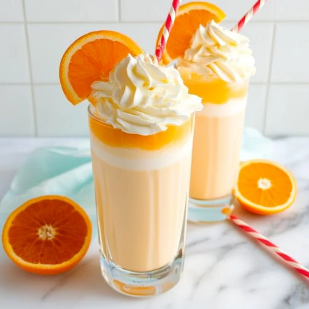 Orange Creamsicle Milkshake