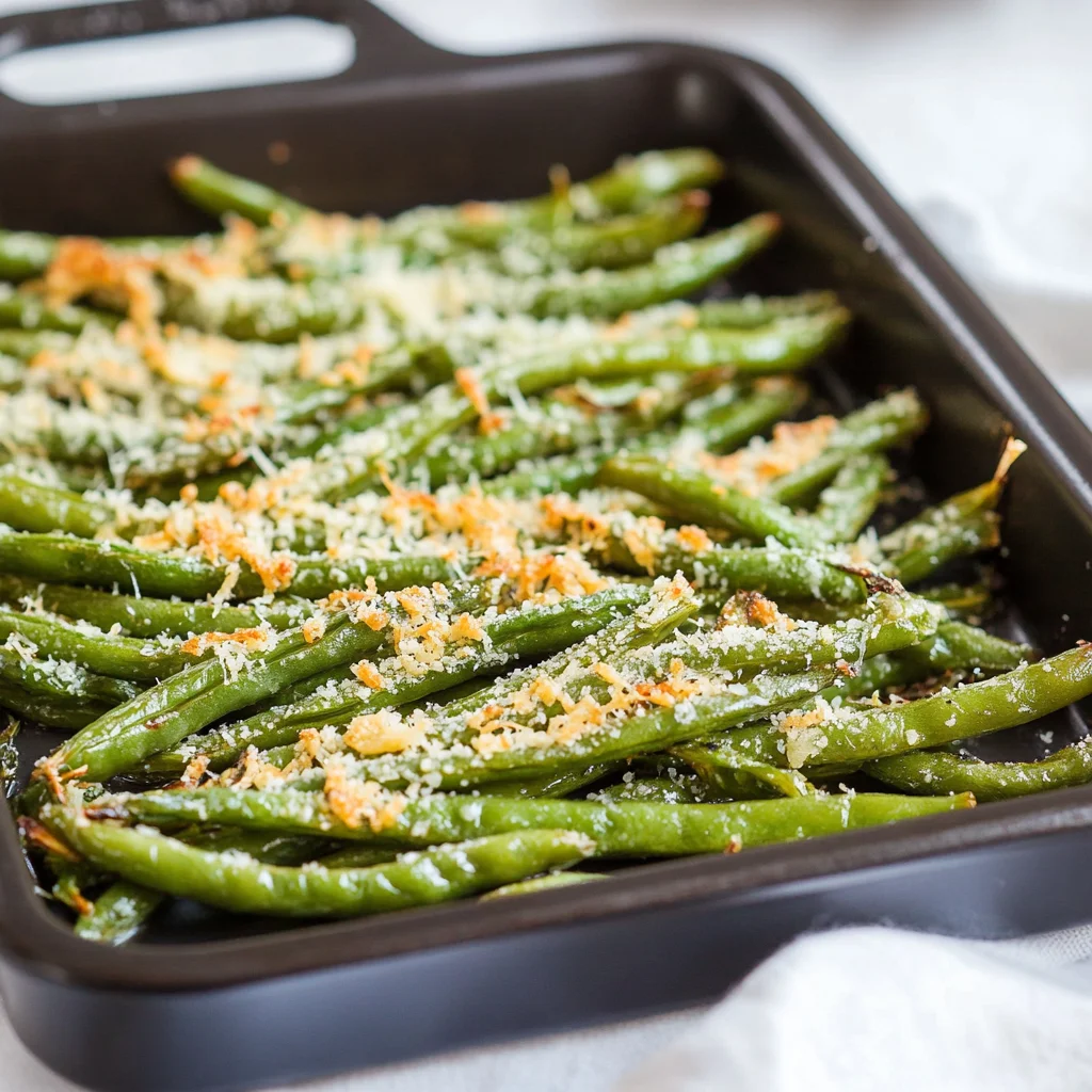 Roasted Parmesan Green Beans