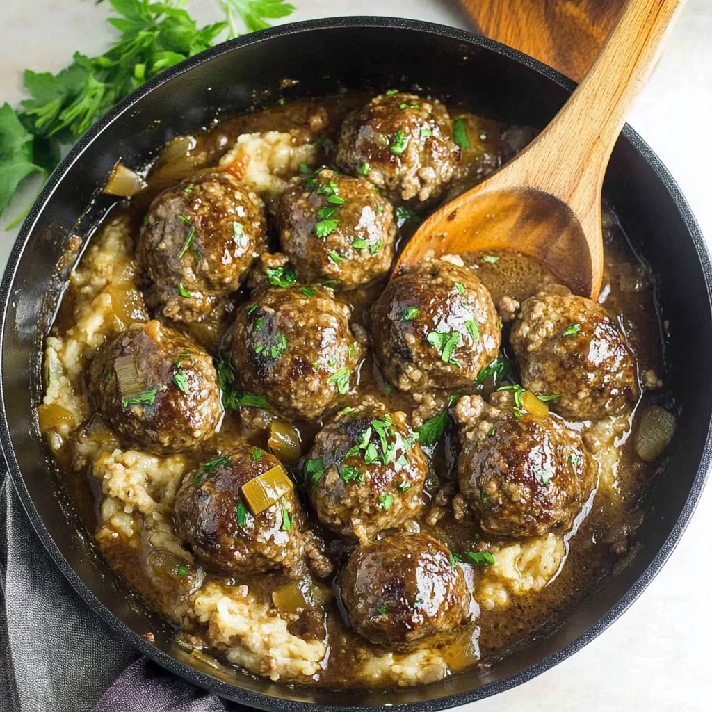 Salisbury Steak Meatballs