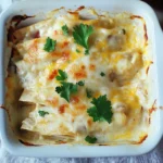 Skinny White Chicken Enchiladas