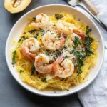 Spaghetti Squash Shrimp Scampi