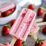 Strawberry Cheesecake Popsicles Recipe