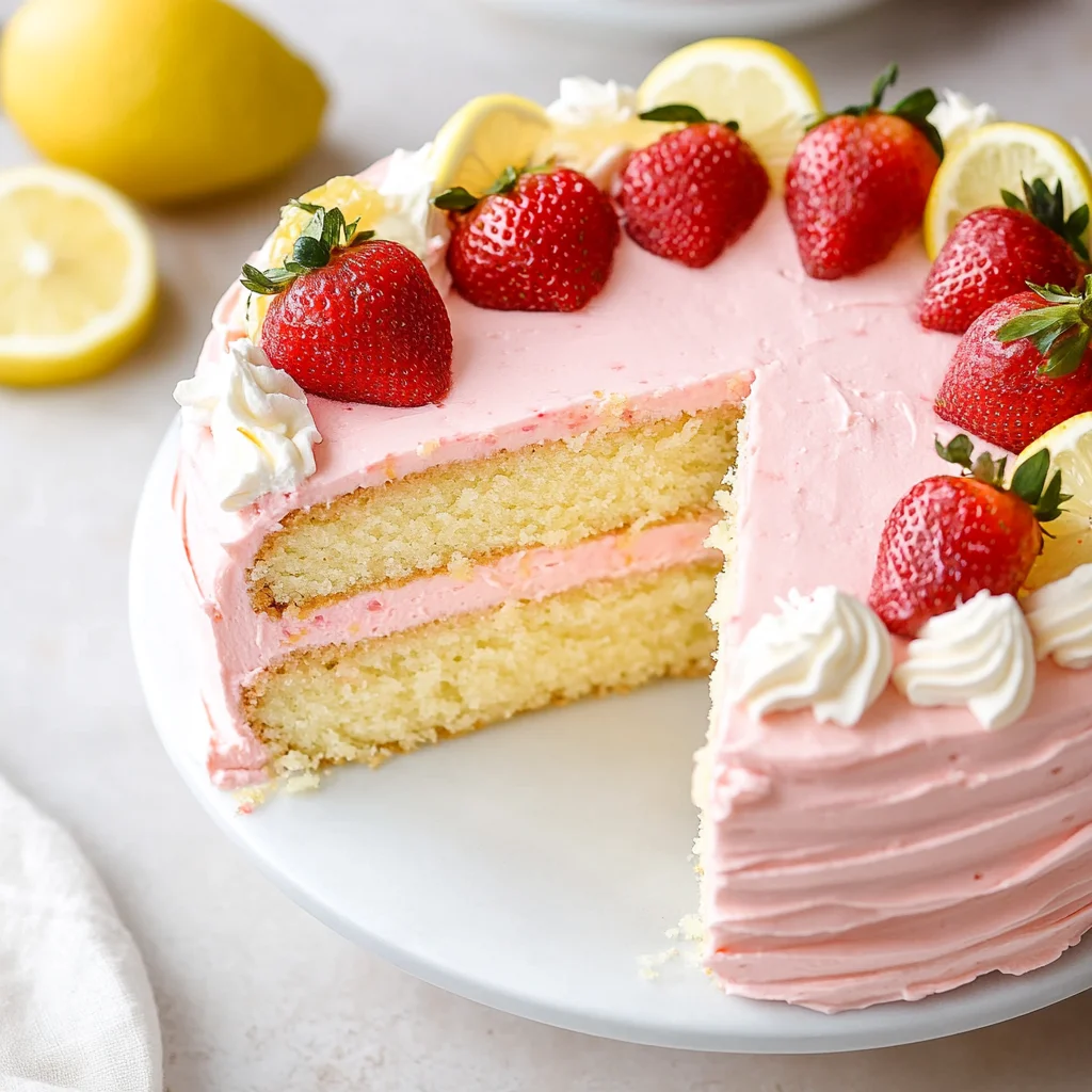 Strawberry Lemon Cake