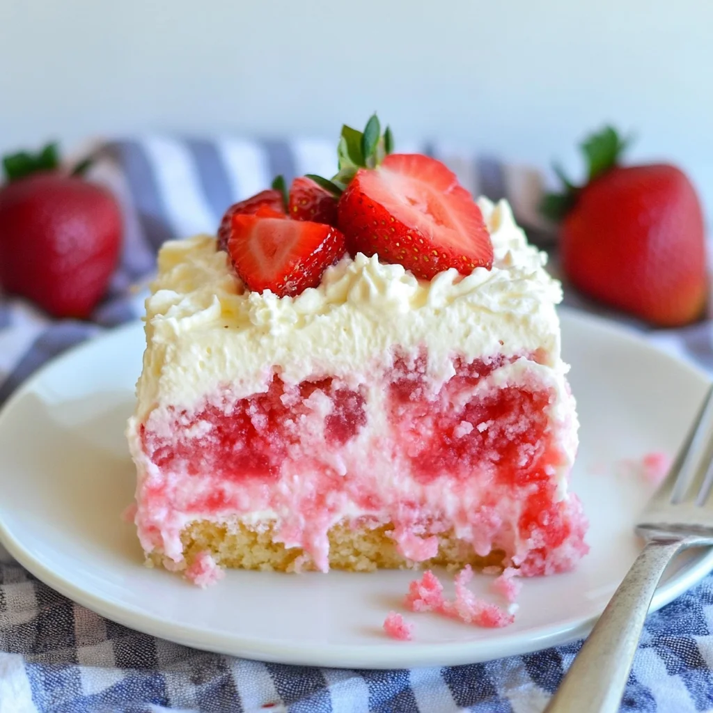 Strawberry Poke Cake