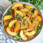 Summer Peach Salad with Pistachios
