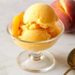 The Best Peach Sorbet Without Ice Cream Maker