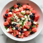 Watermelon Feta Mint Salad
