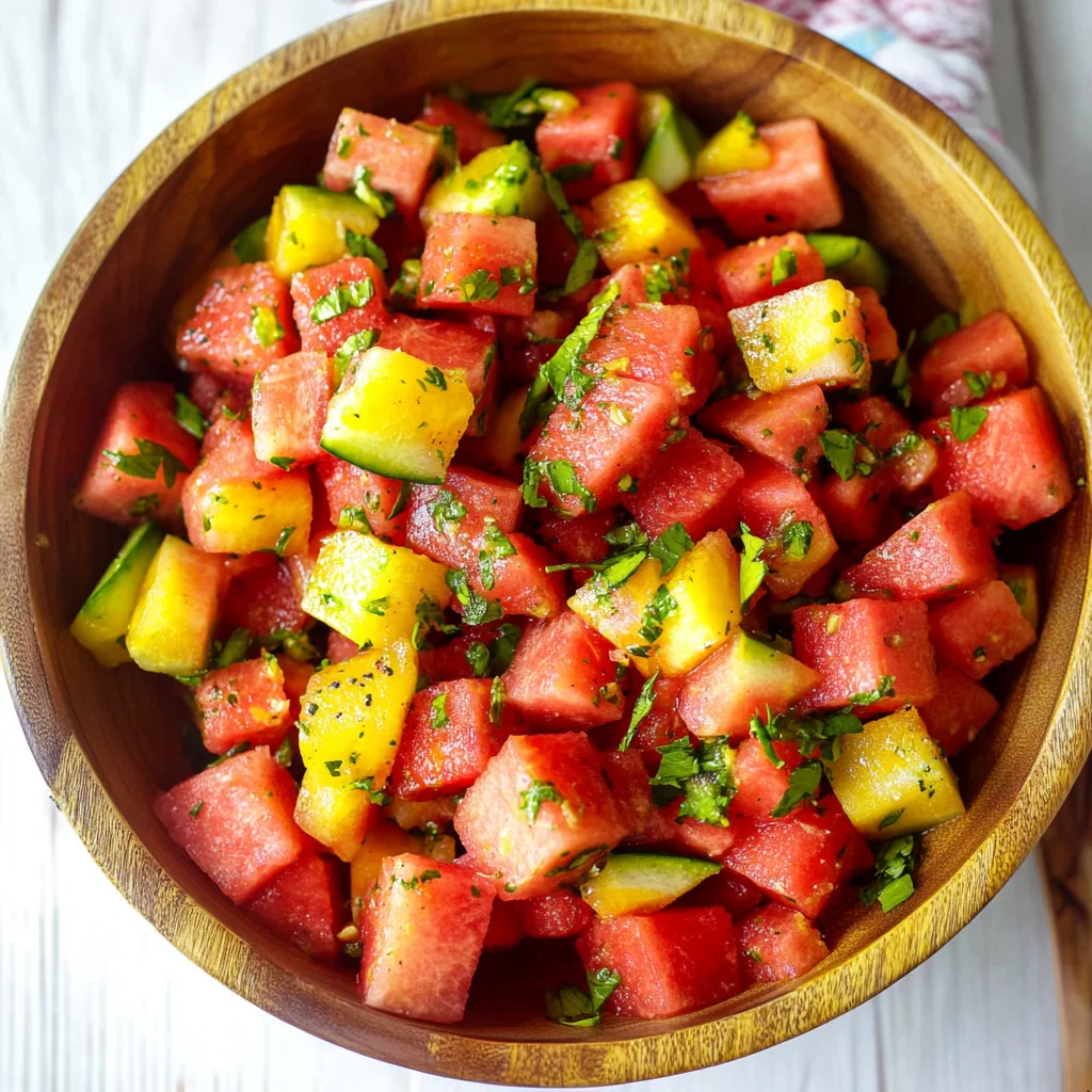 Zesty Watermelon Salad