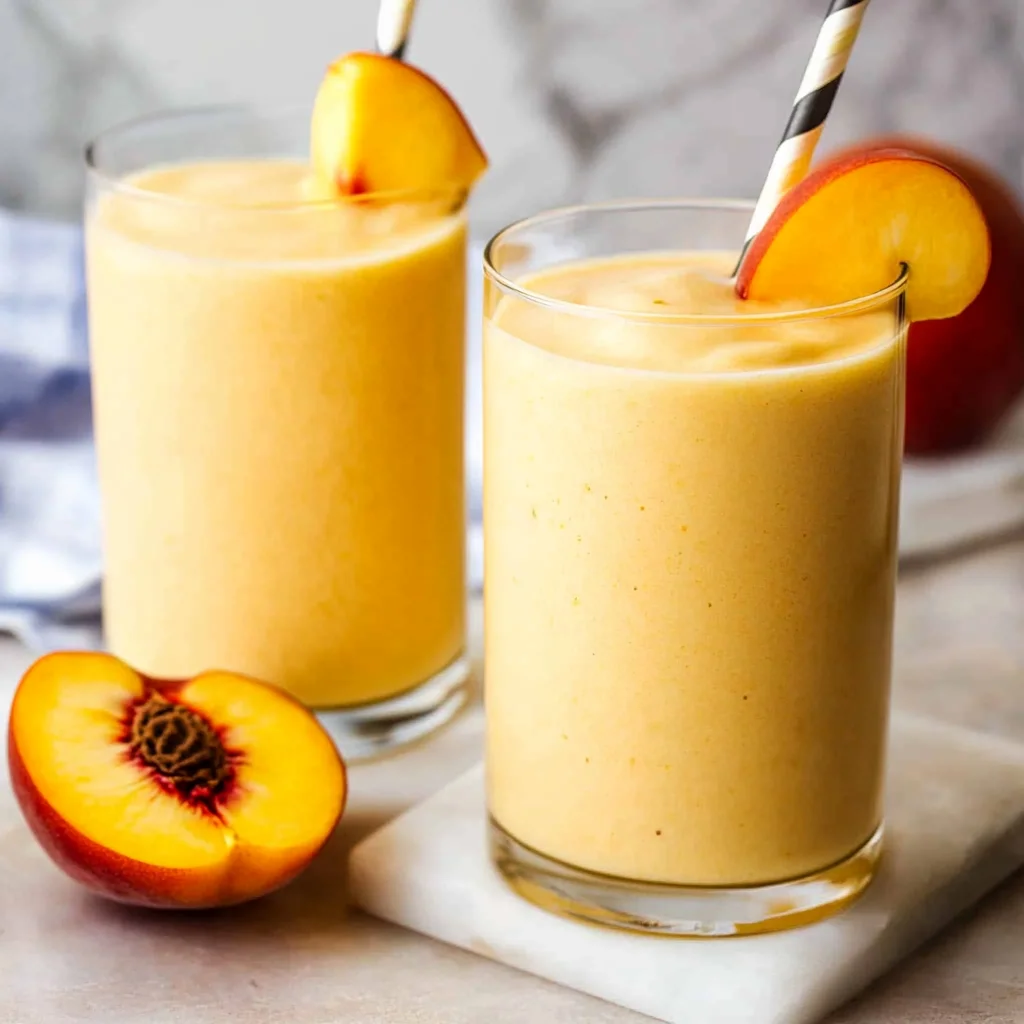 Banana Peach Smoothies