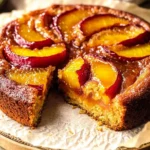 Bourbon Peach Upside-Down Cake