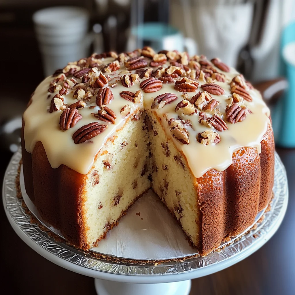 Butter Pecan Pound Cake