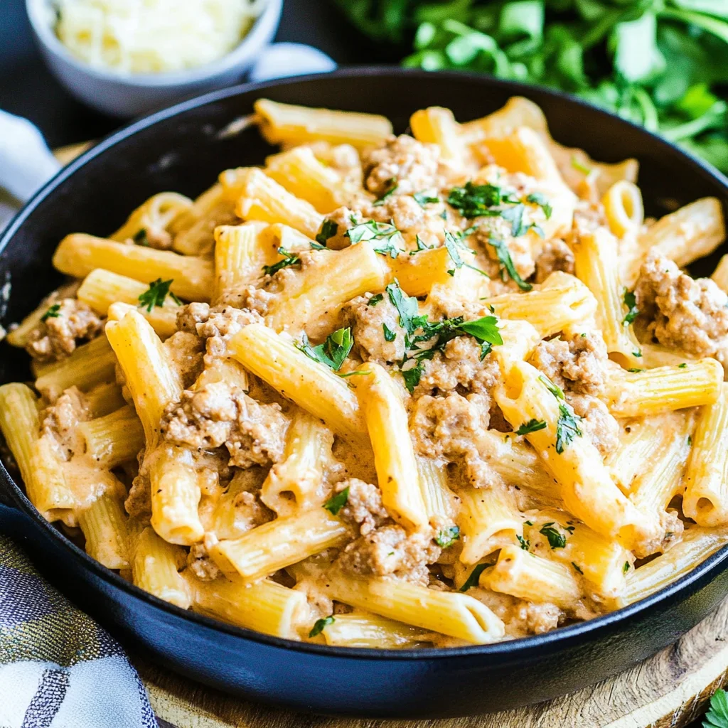 Cheeseburger Pasta