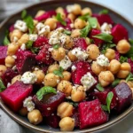 Chickpea, Beet and Feta Salad