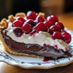 Chocolate Cherry Cream Pie