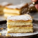 Creamy Vanilla Slice with Flaky Puff Pastry