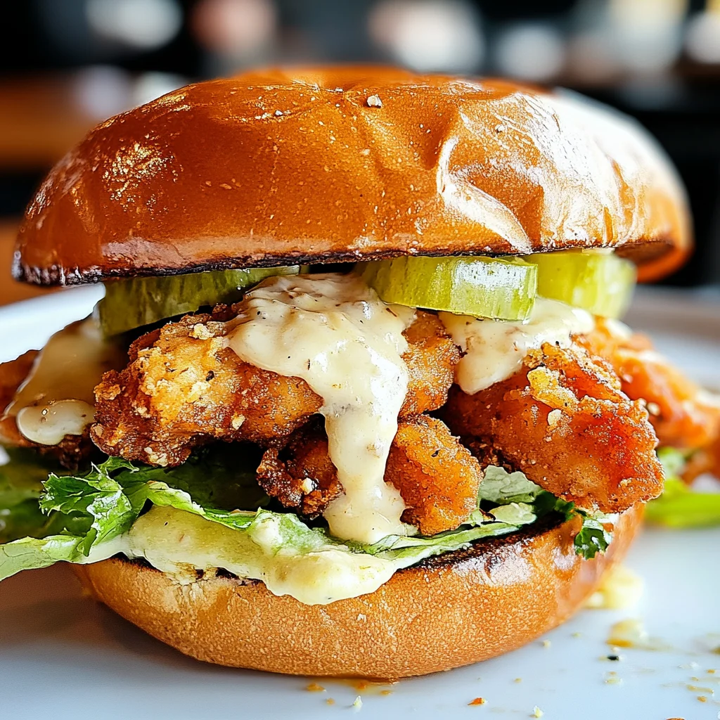 Crispy Chicken Caesar Sandwich