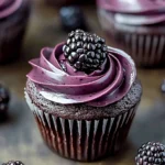 Dark Chocolate Blackberry Cupcakes: Indulge in a Decadent Dessert Delight