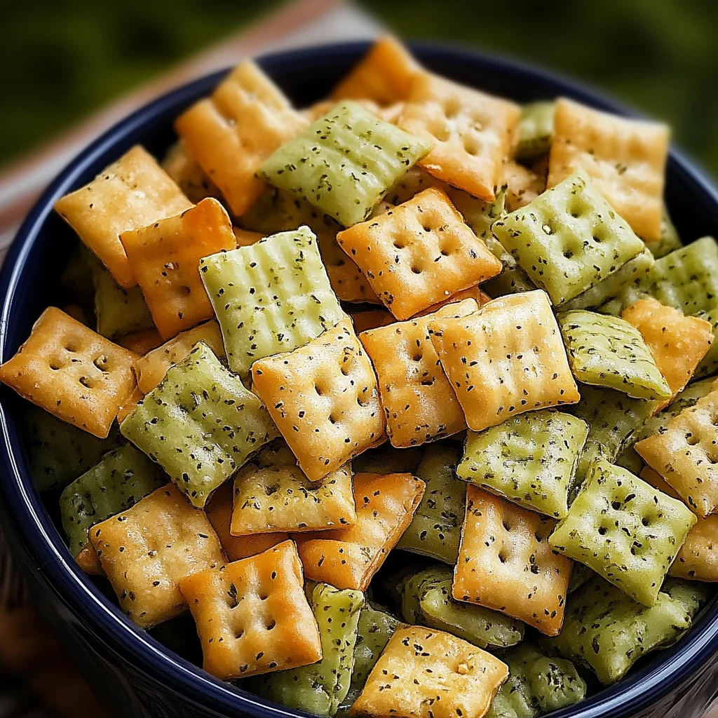 Dill Pickle Chex Mix: A Tangy Snack Sensation