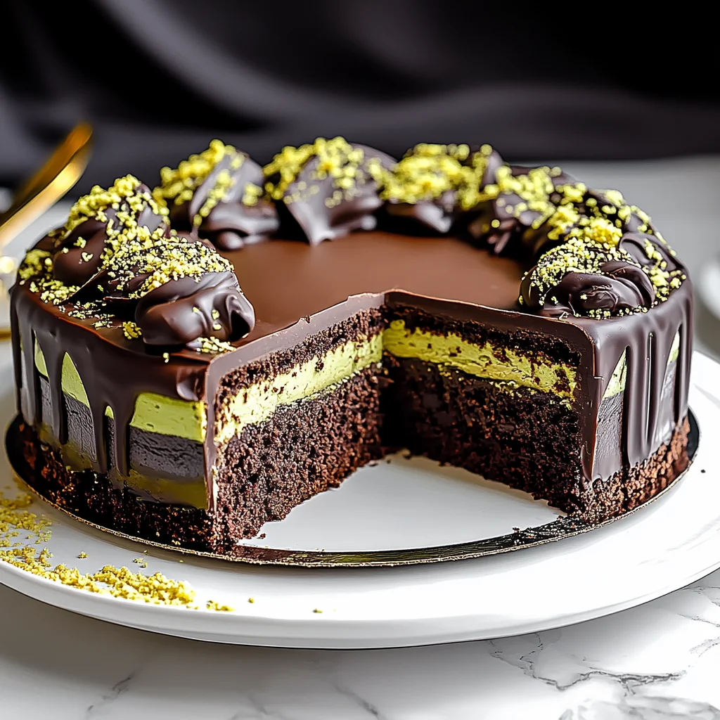 Dubai Chocolate Cake