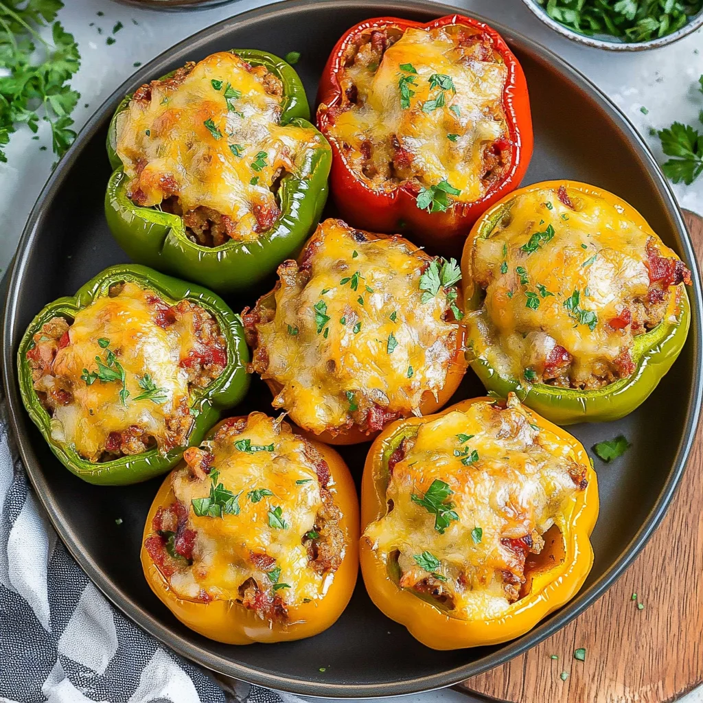 Easy Stuffed Bell Peppers Recipe