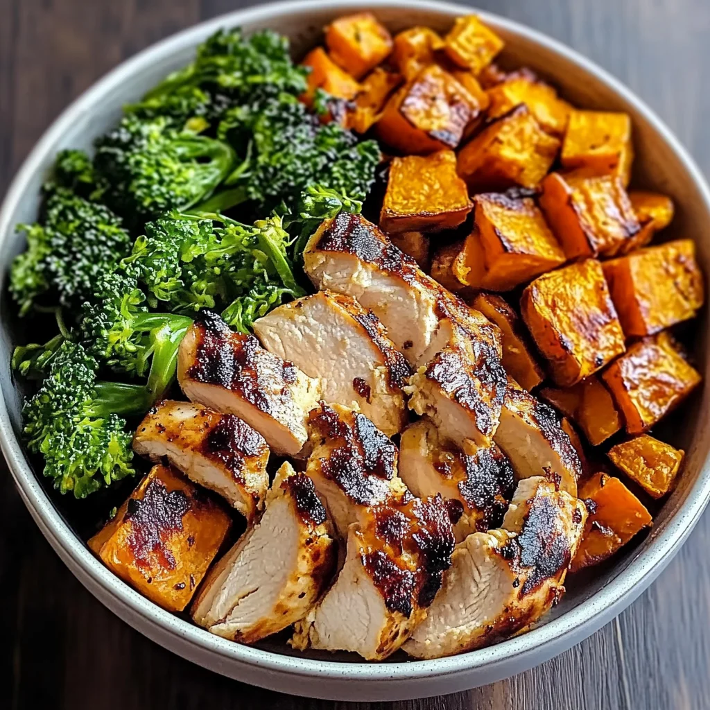 Grilled Chicken & Sweet Potato Bowl
