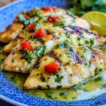 Grilled Salsa Verde Pepper Jack Chicken