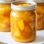 Homemade Canned Peach Pie Filling