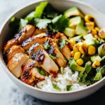 Honey Chipotle Chicken Rice Bowls