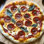 Hot Honey Pepperoni Ricotta Pizza : A Pizza Recipe