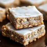 Iced Oatmeal Cookie Bar Recipe