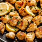Lemon Garlic Chicken Bites
