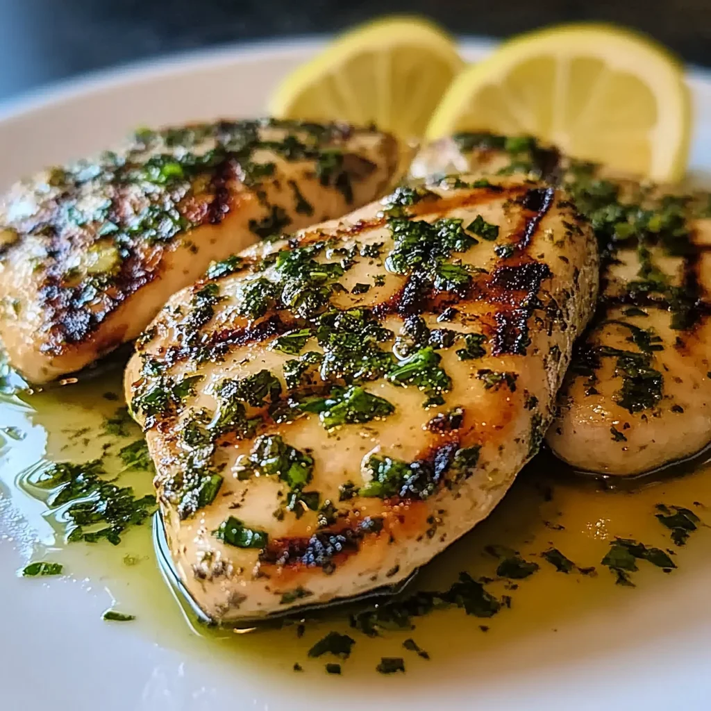 Mediterranean Herb Crusted Grilled Chicken