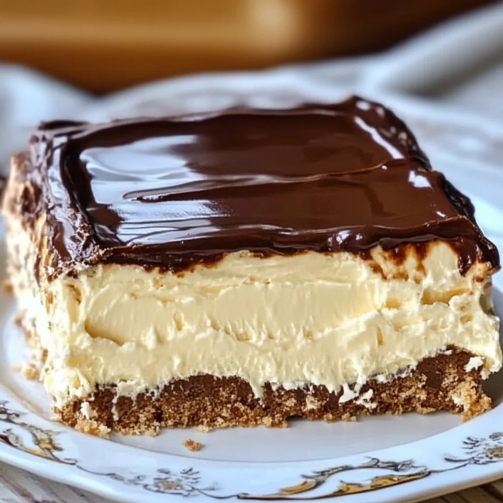 No-Bake Eclair Cake