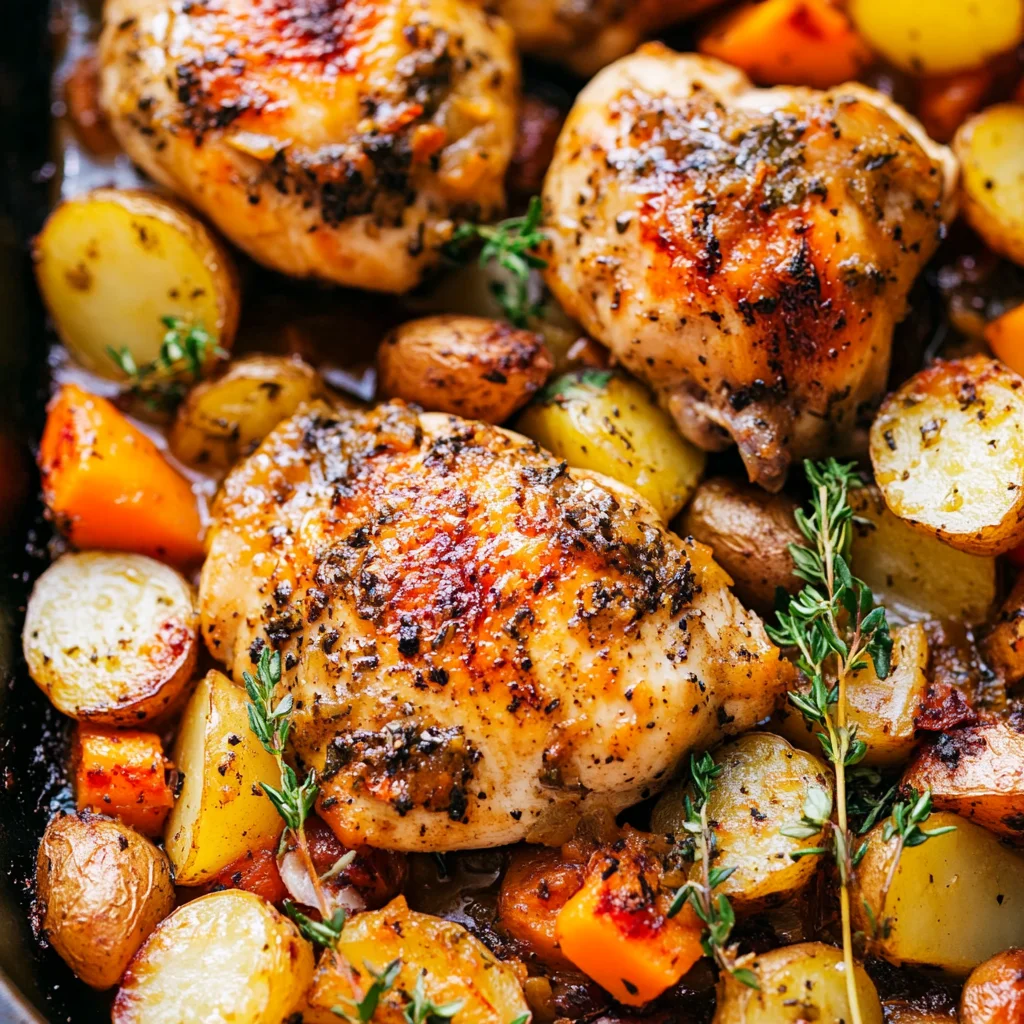 One-Pan Chicken and Potatoes