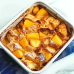 Peach Cobbler French Toast Bake