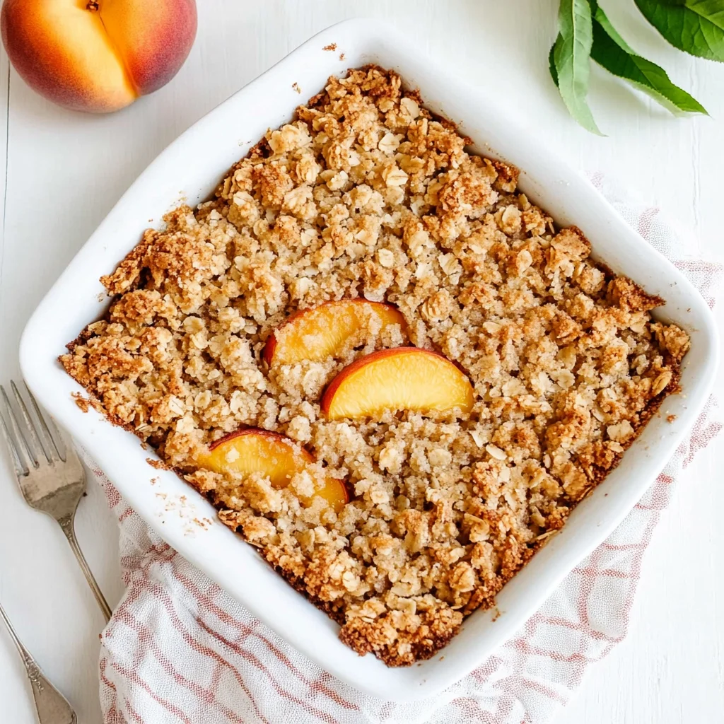 Peach Crisp