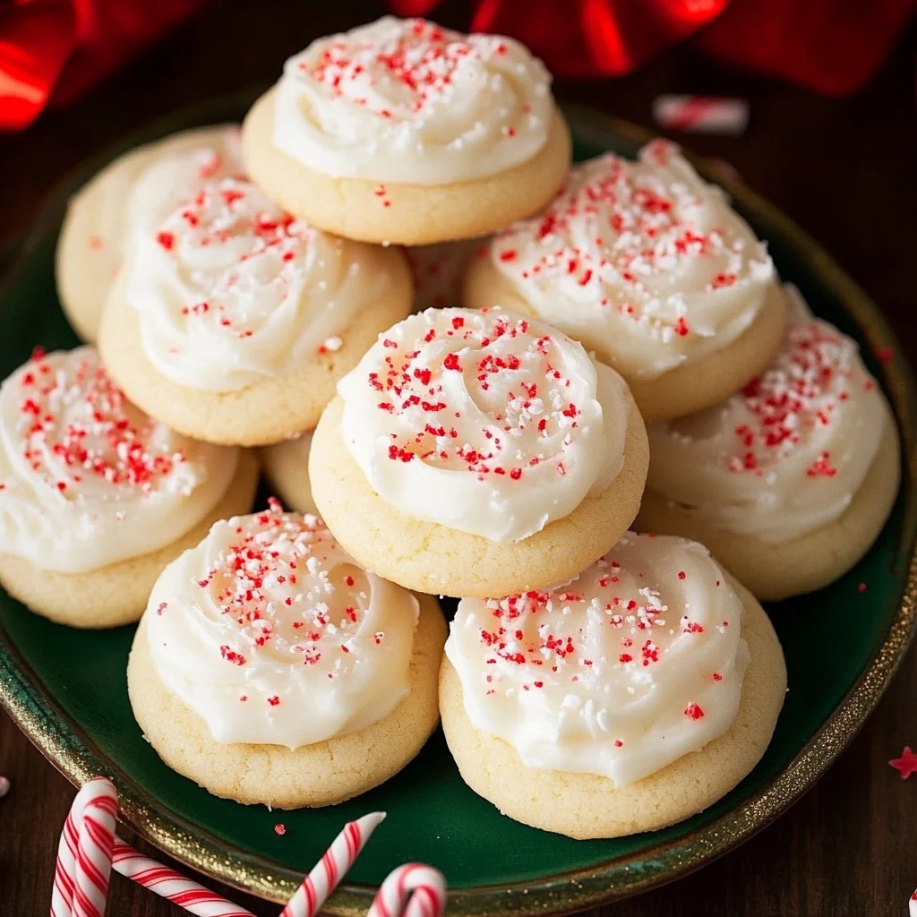 Peppermint Meltaway Cookies