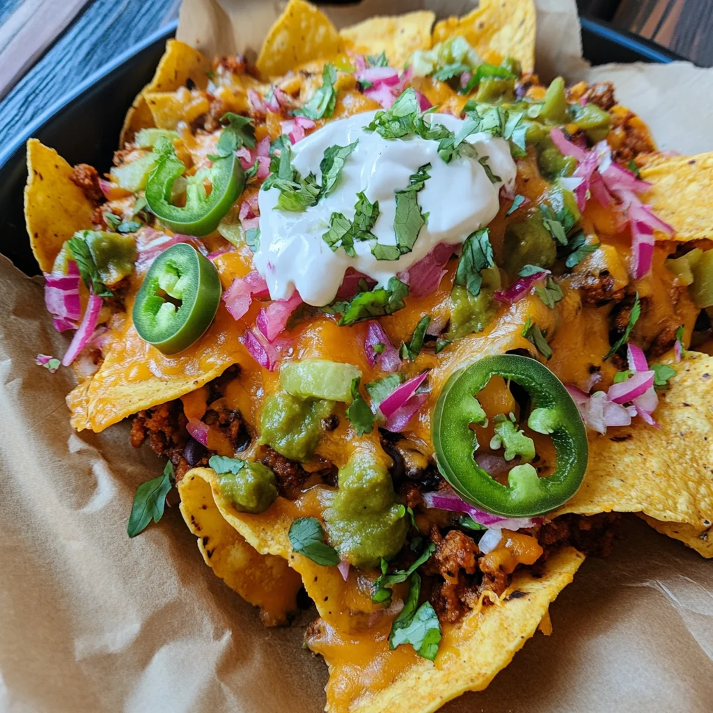 Shredded Tofu Chipotle Nachos