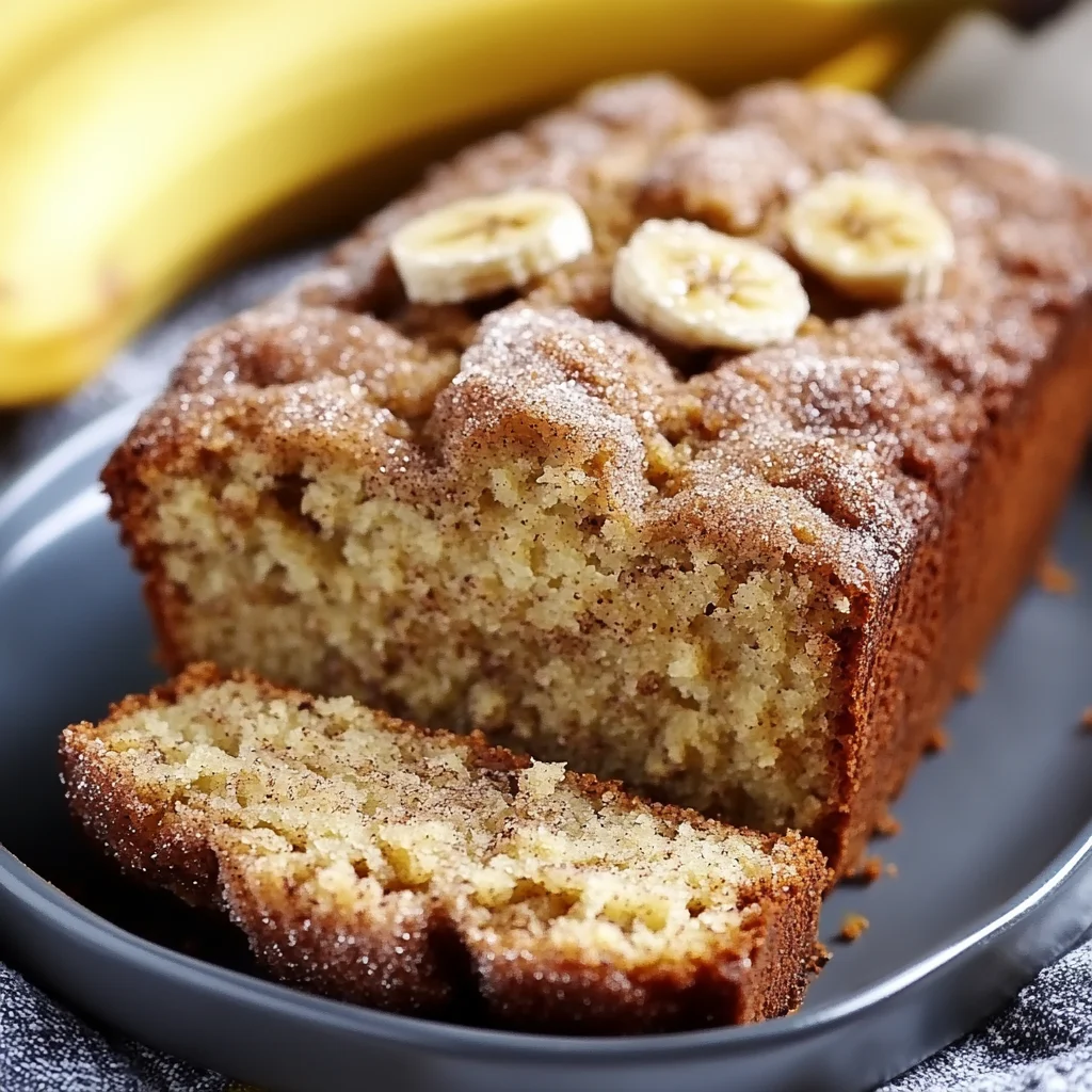 Snickerdoodle Banana Bread Recipe