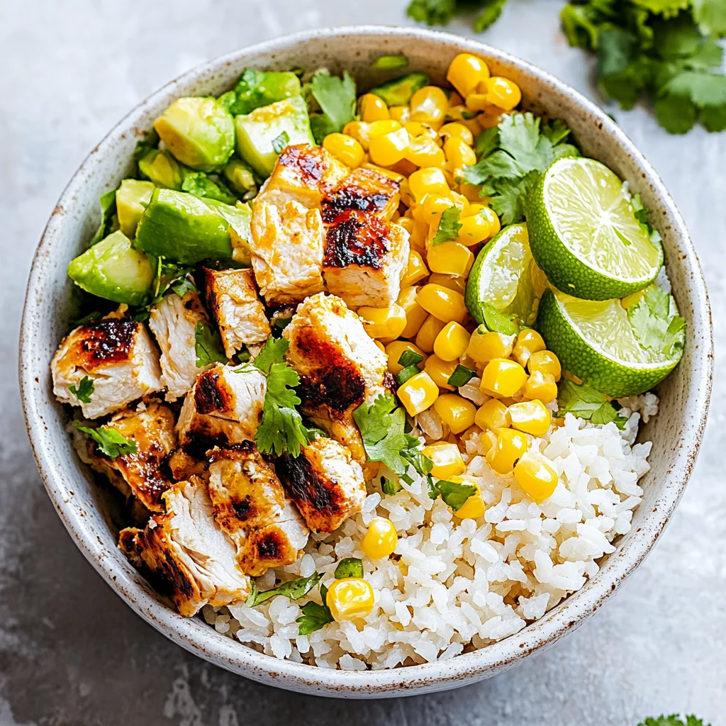 Street Corn Chicken Rice Bowl Recipe