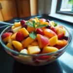Summer Peach Fruit Salad