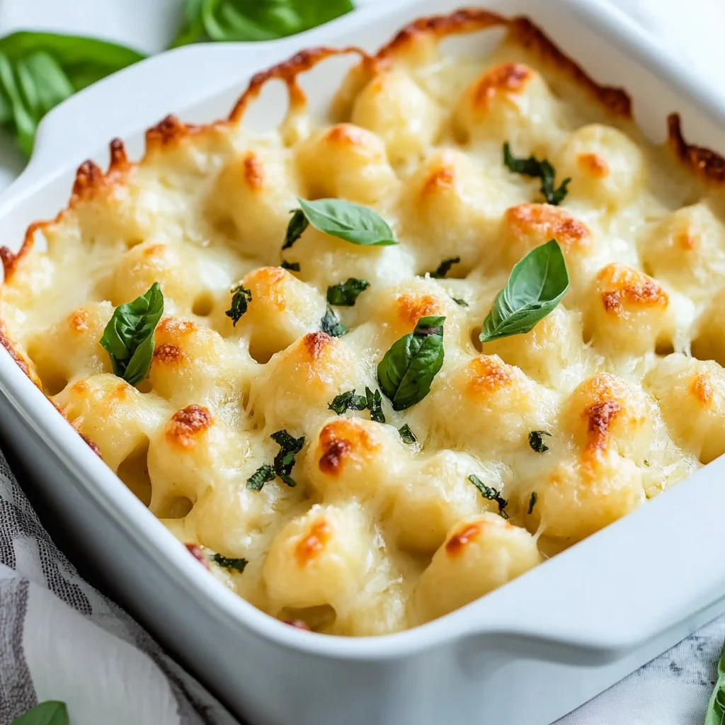 Tasty Baked Gnocchi Mac and Cheese