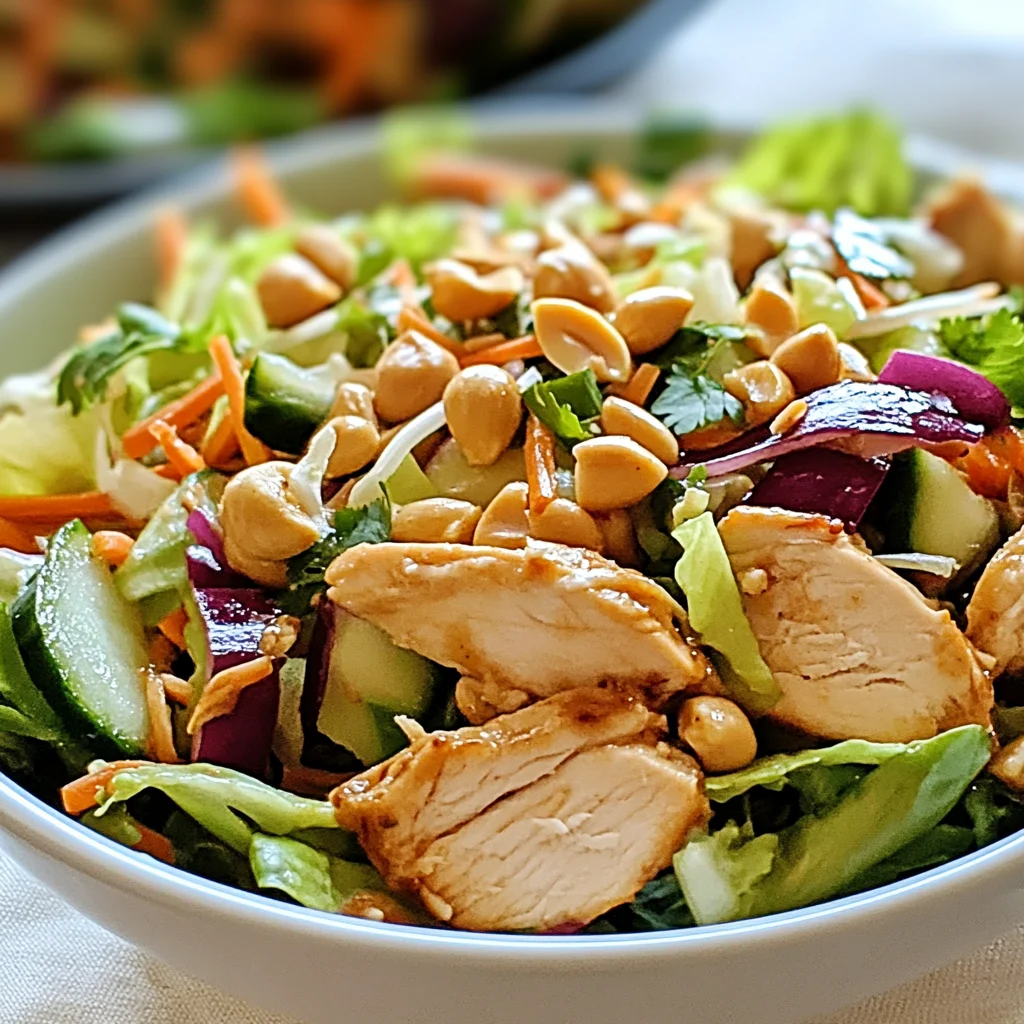 Thai Peanut Chicken Salad